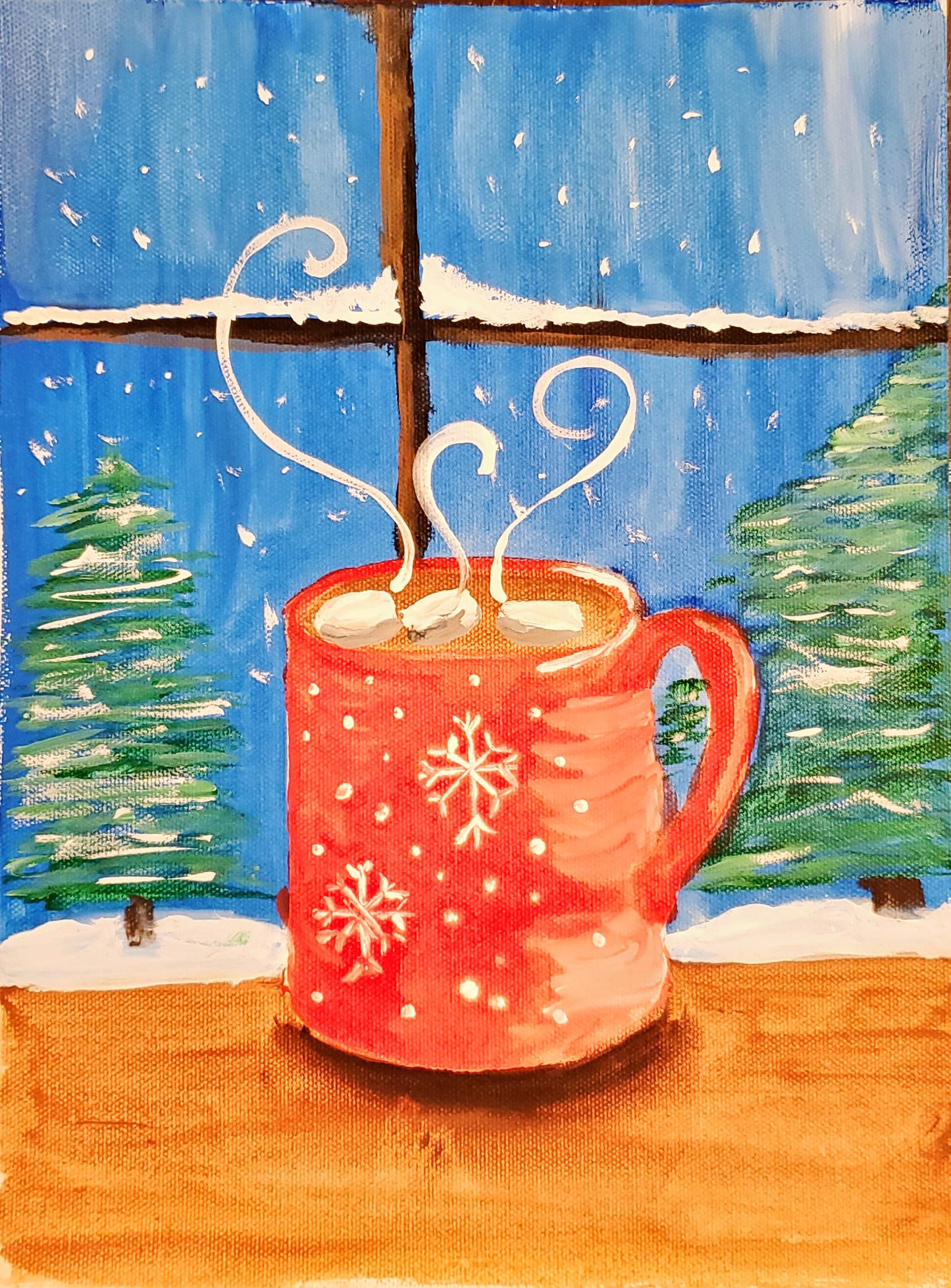 Hot Cocoa Paint Party