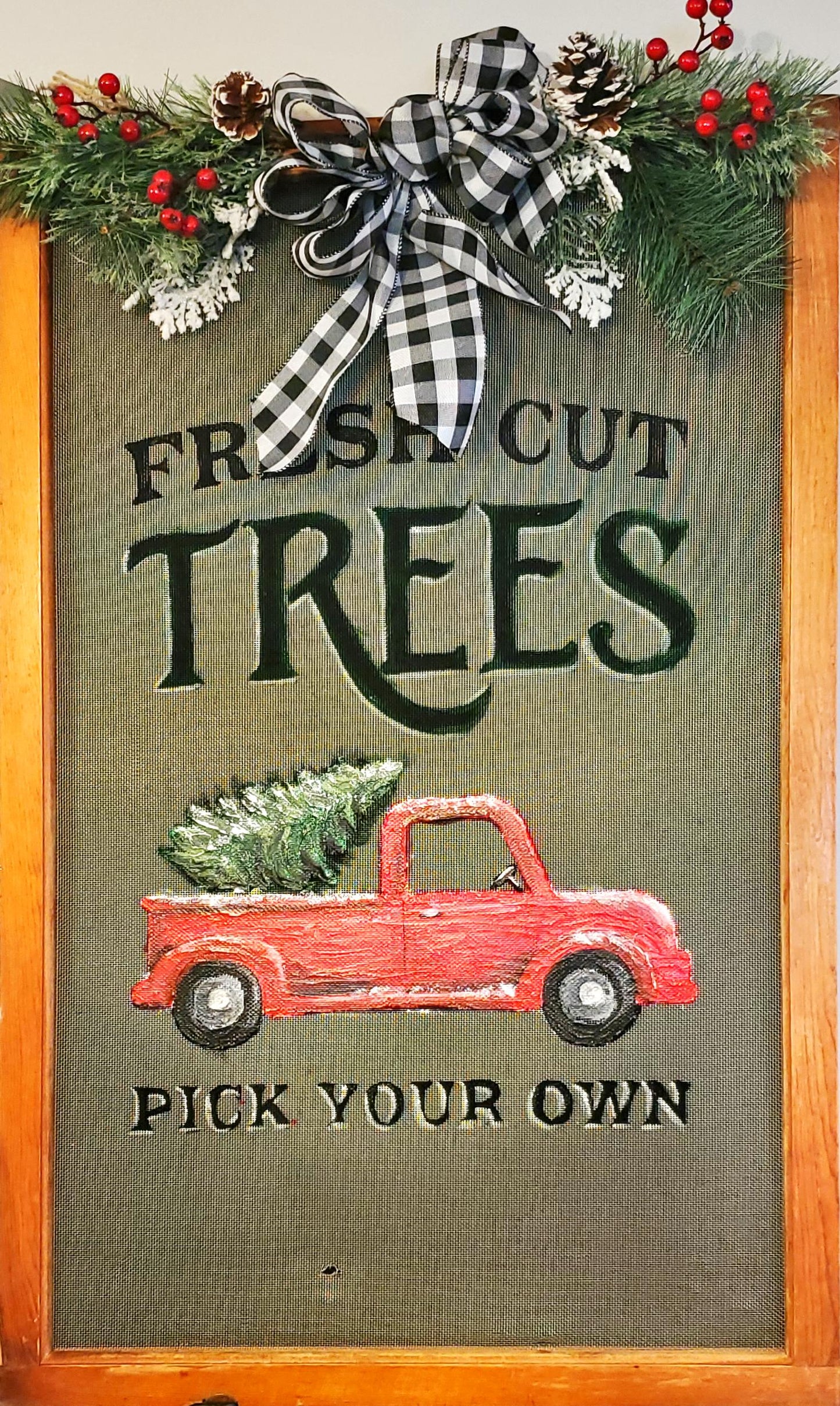 Vintage Screen Painting