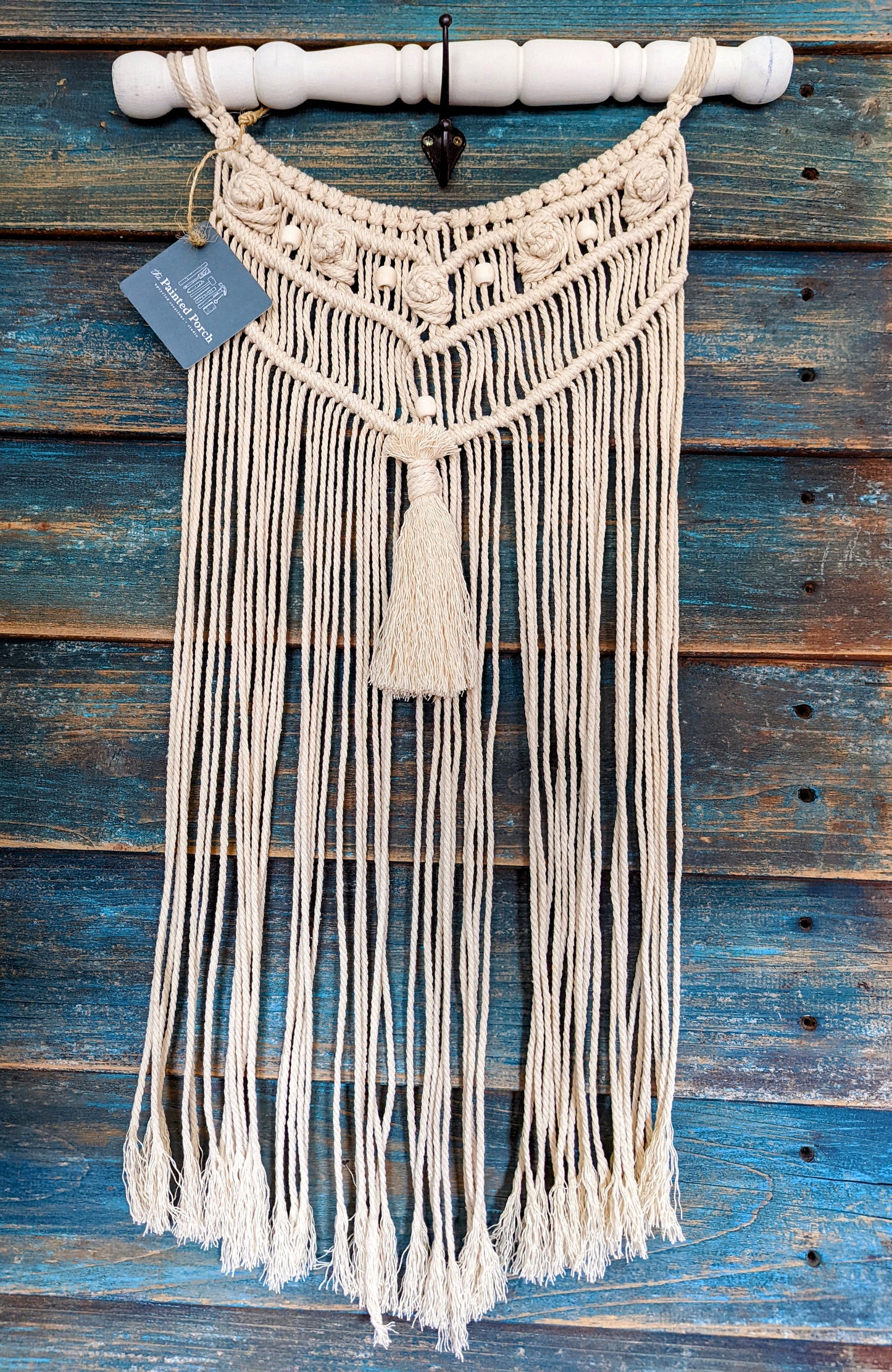 Rosy Macramé Wall Hanging