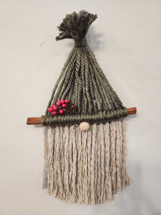 Macrame Christmas Gnome