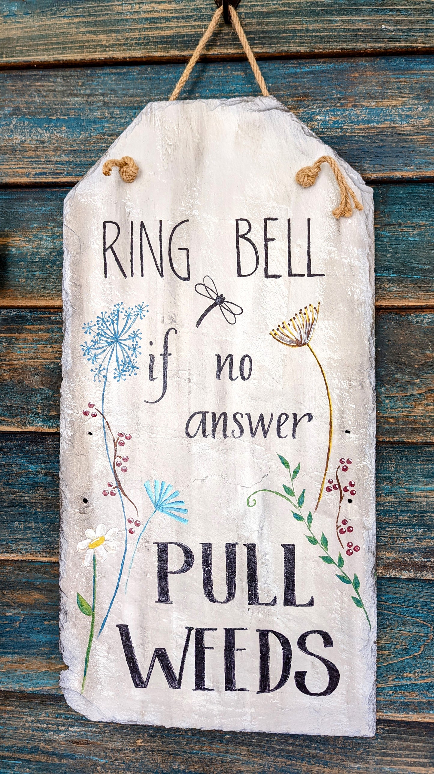 Painted Slate Sign