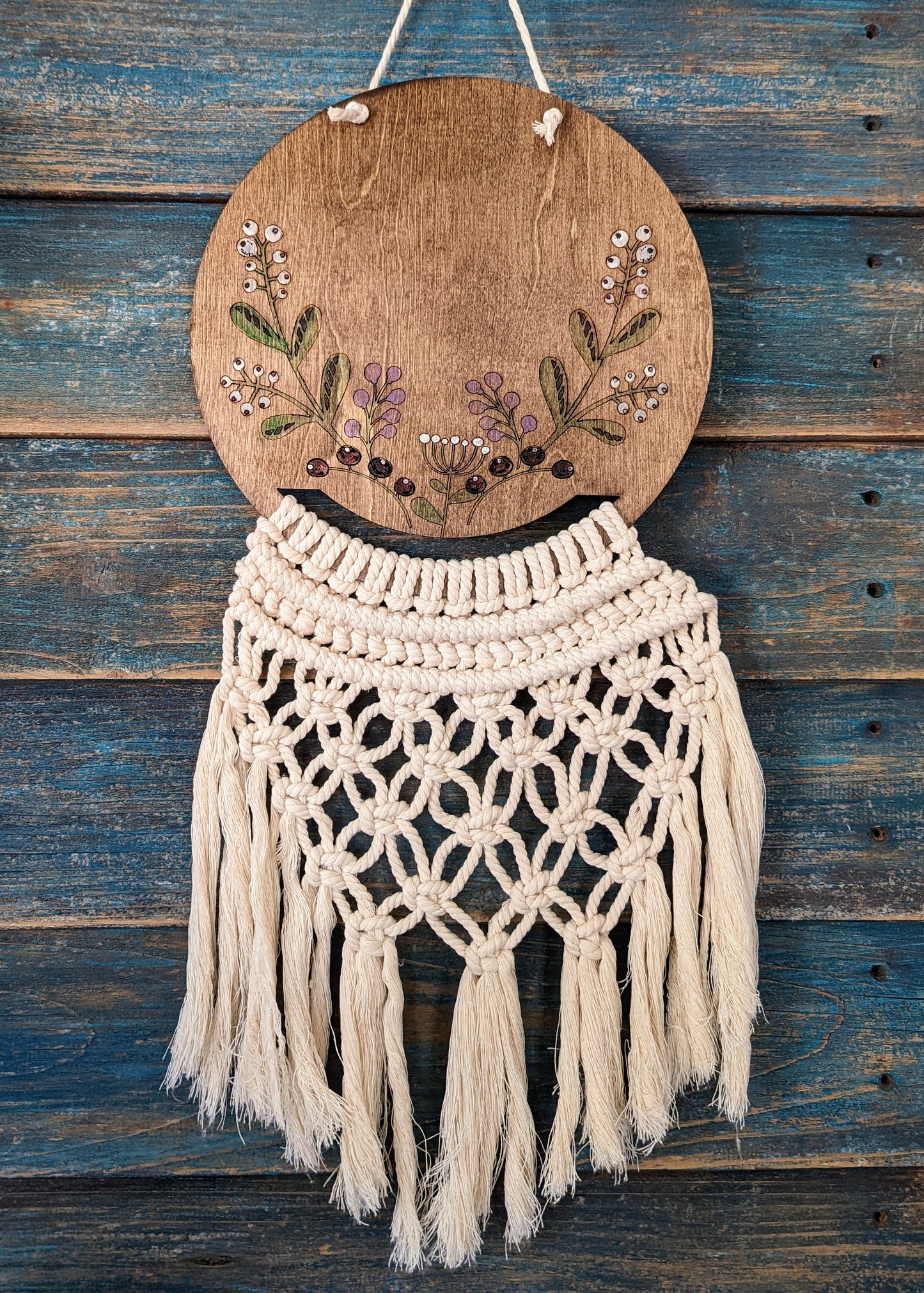 Personalized Macramé Wall Hanging