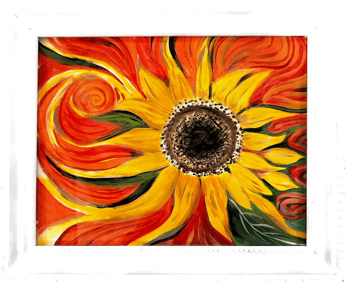 Swirly Sunflower Paint Party