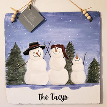 Load image into Gallery viewer, Customizable Snowmen Painting
